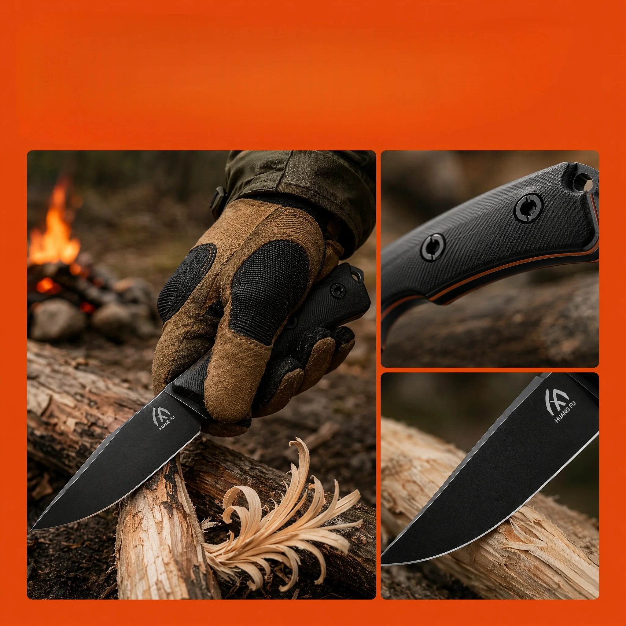 High quality outdoor all-in-one cutting tools, camping tents, hiking multi-functional portable tools, small knives