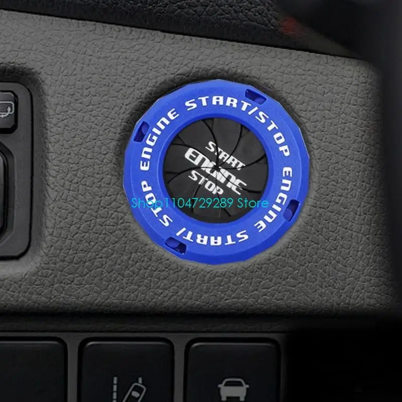 D8KE Automotive Push Start Cover Trim Ringing ABS Plastic for Most Vehicle Models