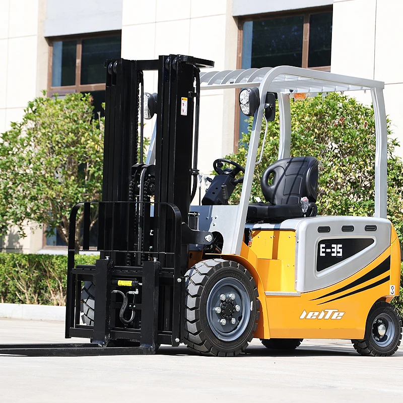 customized Electric Forklift 1ton 2ton 3ton 3.5ton Capacity Fork Lift Truck Hydraulic Stacker Trucks