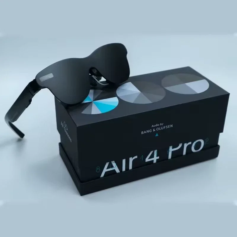 

Очки RayNeo Air 4 Pro Smart AR поддерживает HDR10/3840 Гц, 4 динамика, 1200 нит, двухслойный экран Micro-OLED, виртуальный экран 50 дюймов