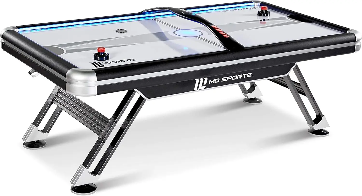 Air Hockey Multiple Styles Game Tables, Indoor Arcade Gaming Sets with Electronic Score Systems, Perfect for Family Ga