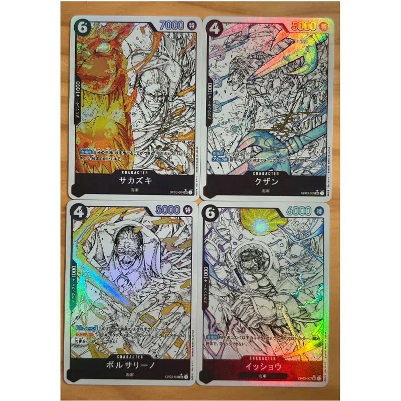 Une pièce bricolage Nami Nico Robin Boa Hancock auto-contrôle recueillir Signature commerce carte Flash Anime dessin animé cadeau 63*88mm