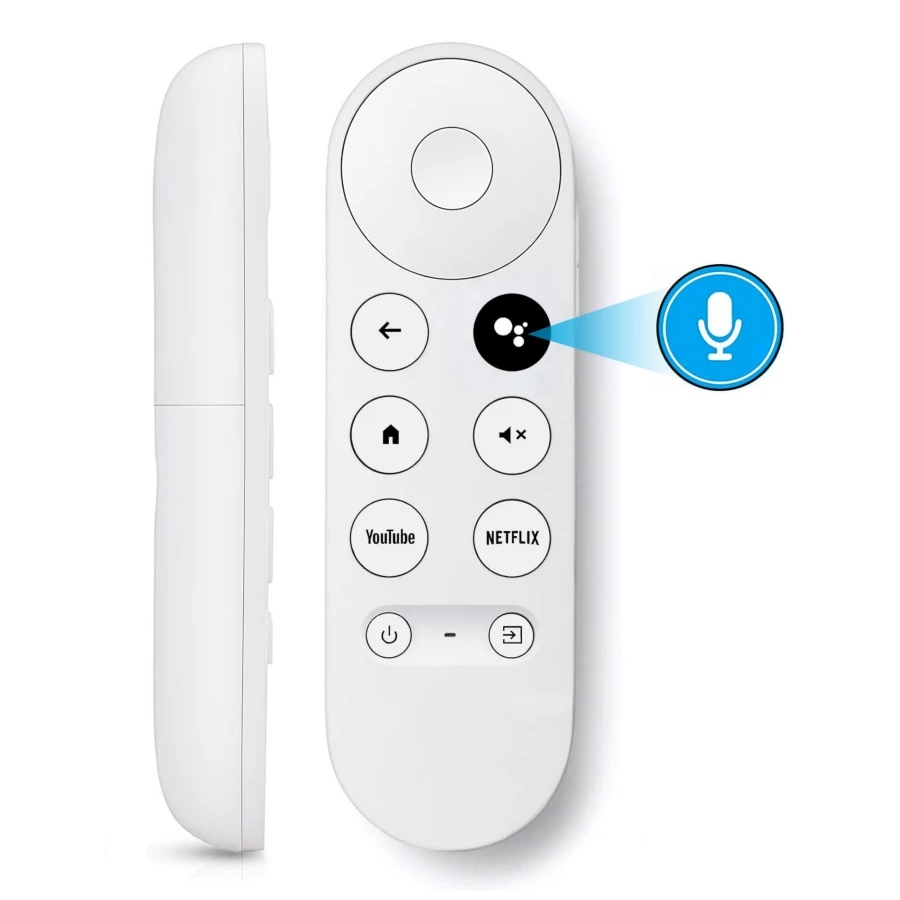 Voice Remote Control for Google Chromecast 4k Snow/HD TV, for G9N9N, GA01409-US, GA01920-US, GA01919-US, GA01923-US, GA02463