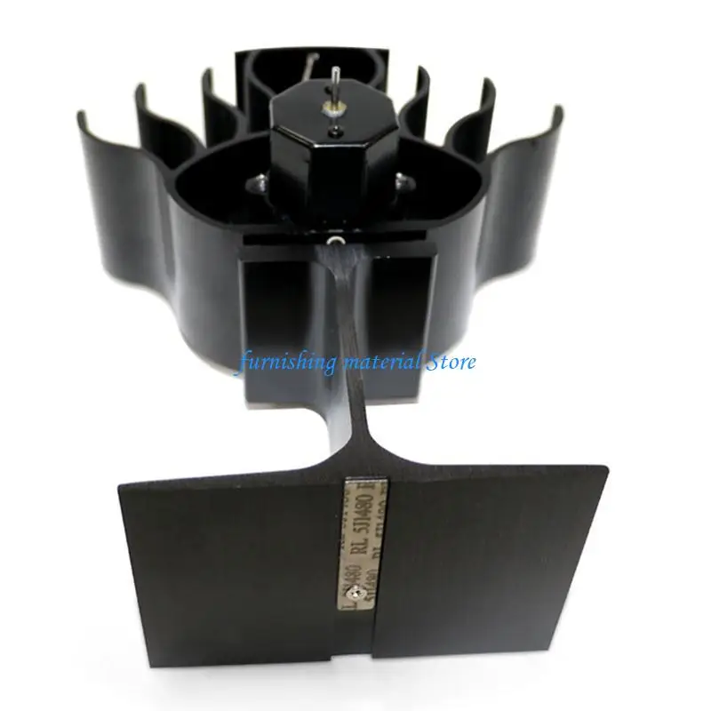 Y5GD ترقية دفئا موقد الموقد مروحة 6 شفرات تعمل بالطاقة الحرارية مع غطاء واقي كفاءة هادئة لمروحة موقد الخشب