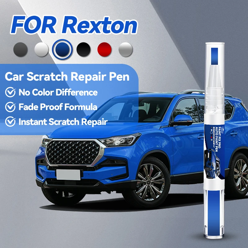 

Горячие новинки 2026: Автоаксессуары для KGM SsangYong Rexton – Карандаш для ремонта краски, средство для удаления царапин, DIY-набор для авто, цвета: синий, серебристый, белый