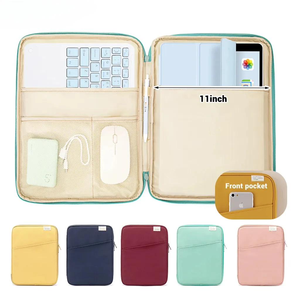 Tablet Handbag Case11inch For iPad Air 4 5 Pro 11 Mini 5 6 iPad Case For XiaoMi 5 Samsung Huawei Lenovo Shockproof Pouch Bags