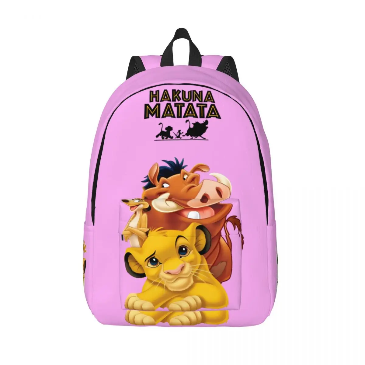 

Fabulous Kindergarten Bag The Lion King For Men Women Snack Storage High School For Gifts Zipper Closure Rucksack