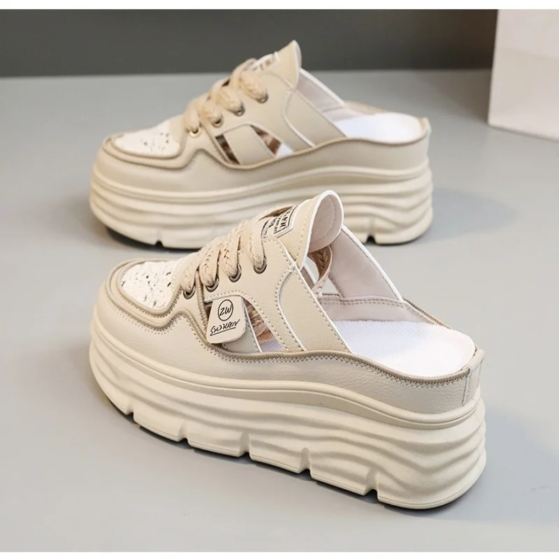 Fashionable Comfortable Platform Shoes Summer Casual High Heels Sandals Women's Slippers with Increased Height for Any Occasion