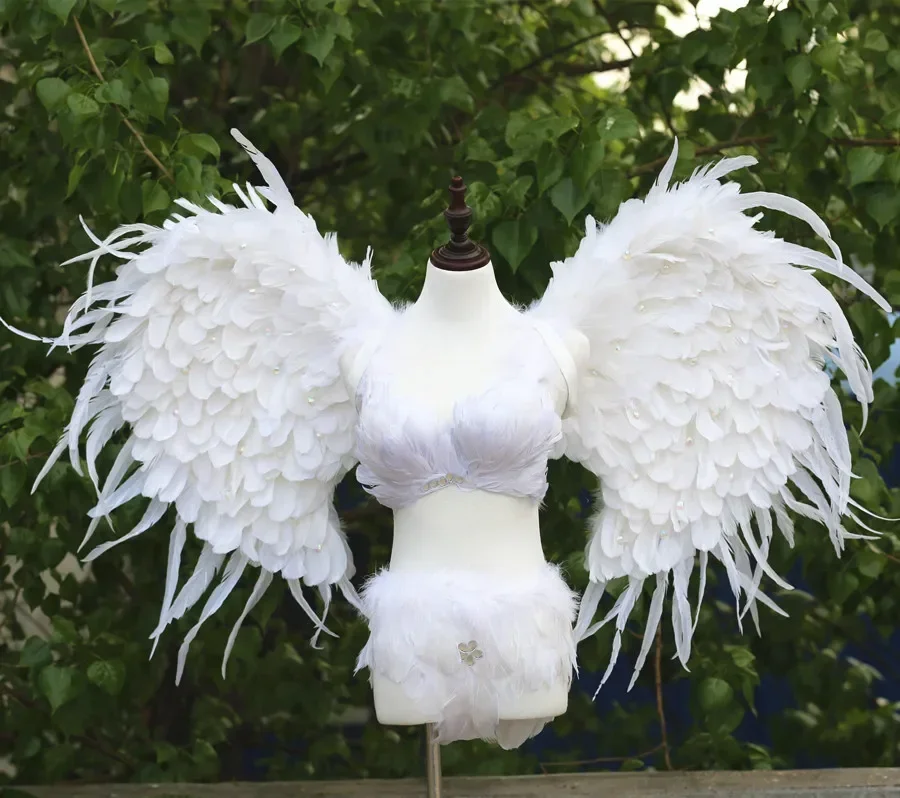 Model Walking Show Stage Performance  Large Feather Wing Prop Cosplay  Wedding Halloween Christmas Birthday Props