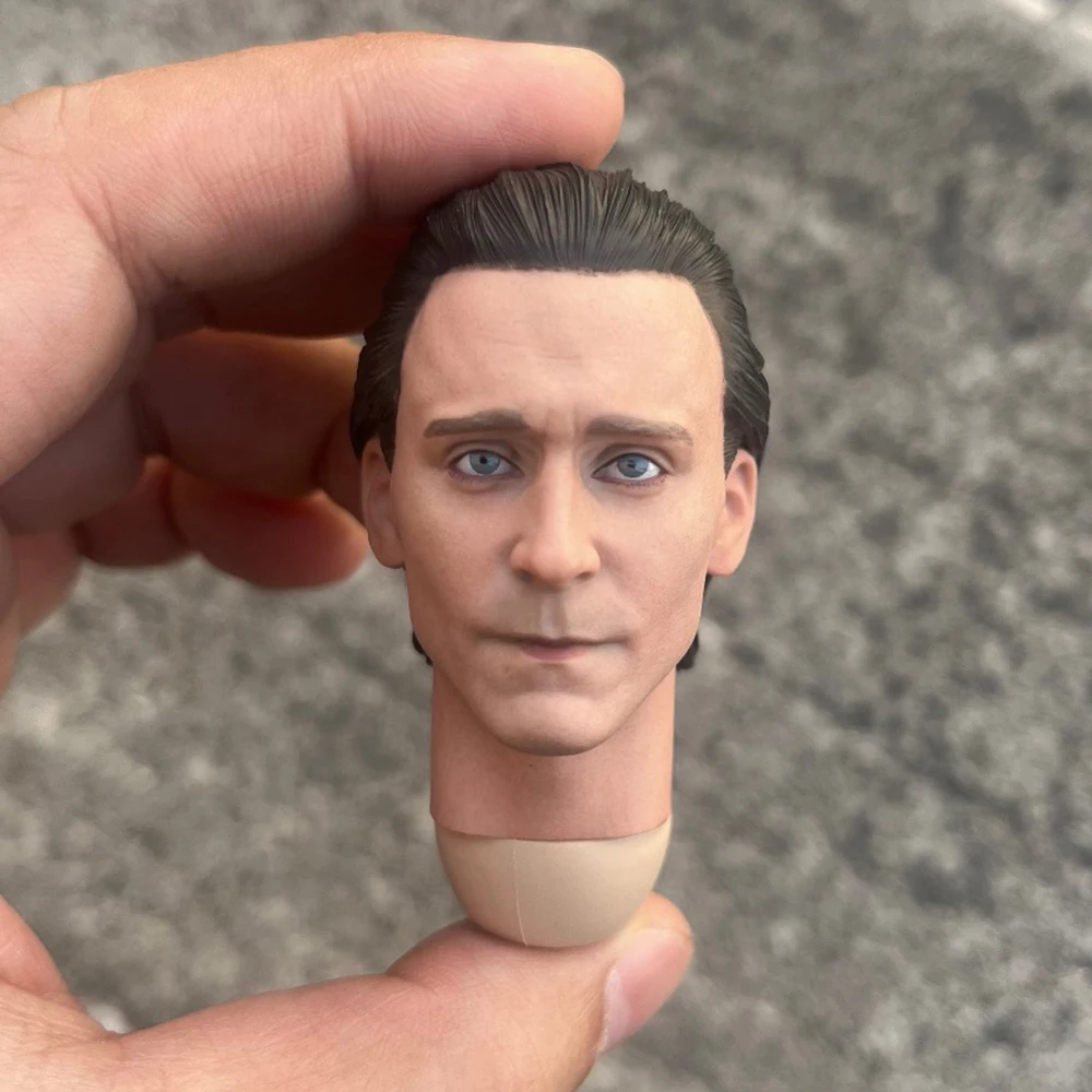 

1/6 Scale Tom Hiddleston Head Sculpt Carving Model Fit 12-inch Male Soldier Action Figure Body Dolls