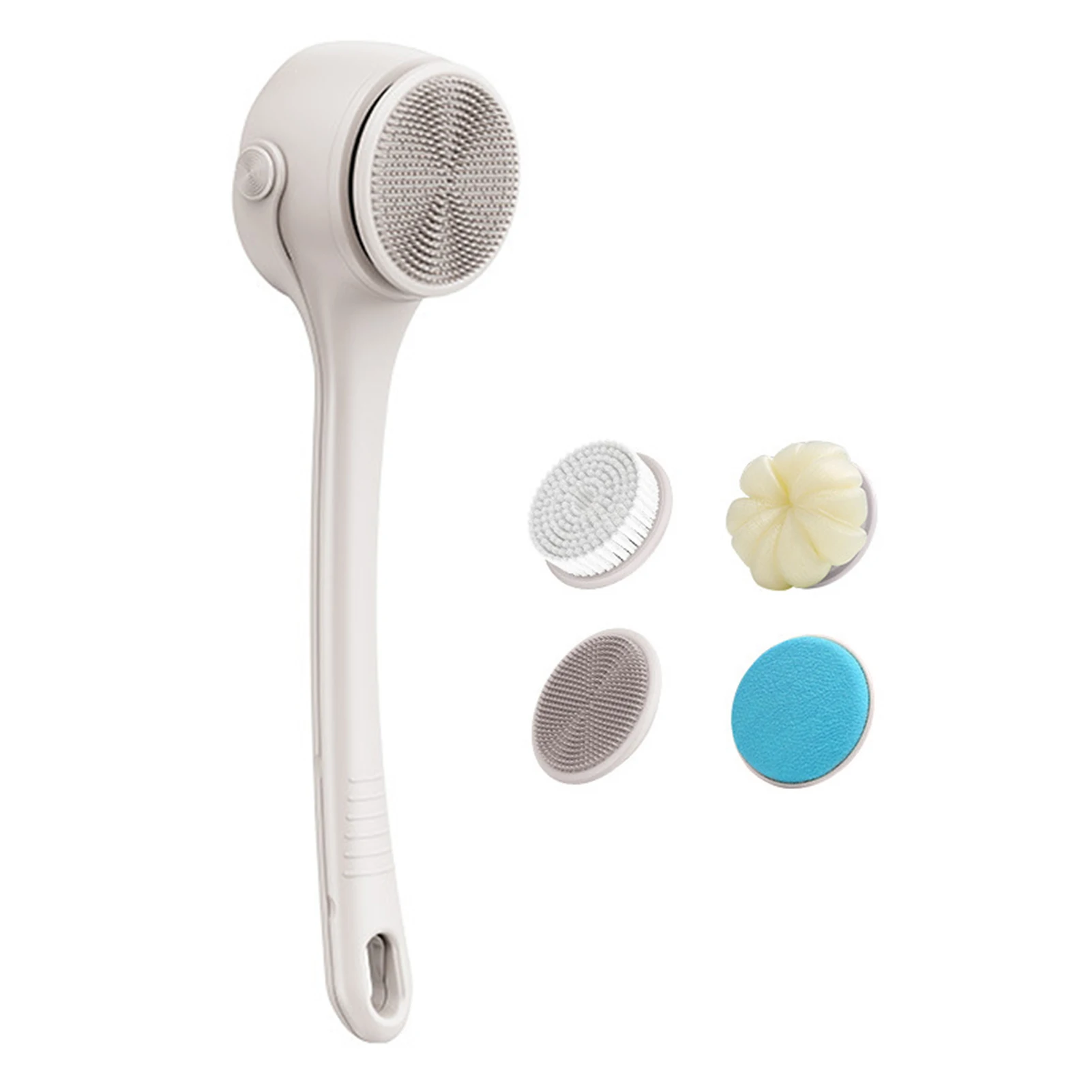 ABS Electric Back Scrubber for Bathroom Home Spa Body Exfoliator USB Charging Waterproof Shower Brush Skin Care Tool