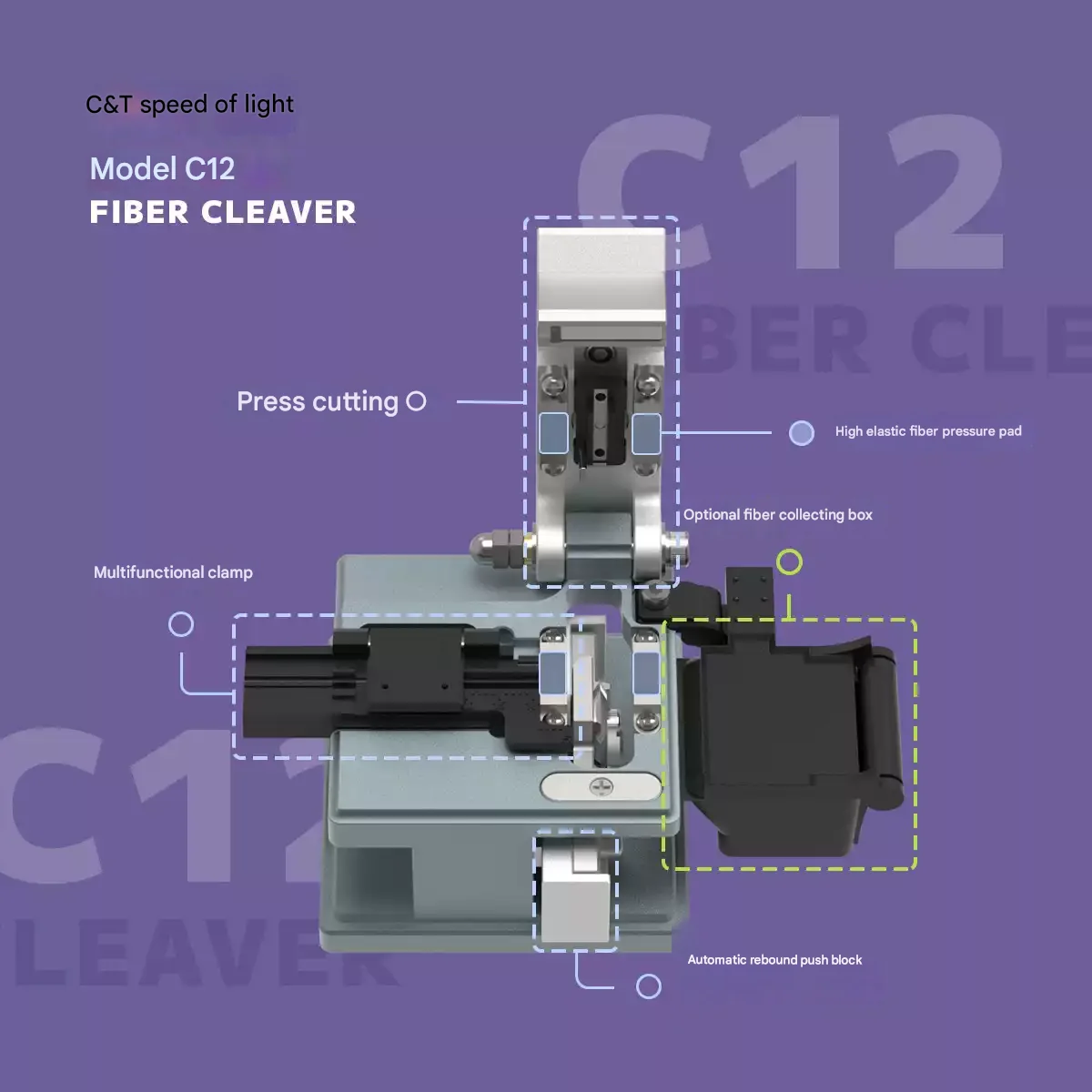 

C12 Fiber Optic Cutter - Special Tool for Wire Splicing