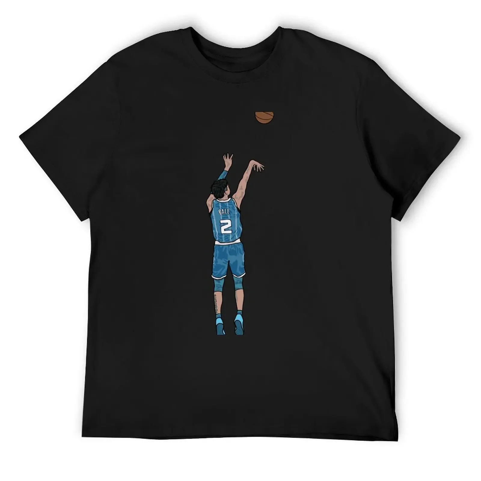 LaMelo Ball Jumpshot T-Shirt sweat oversizeds basketball graphic tees for a boy slim fit t shirts for men