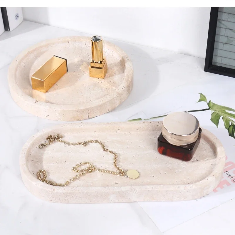 wabi-sabi yellow cave round Hotel household bathroom supplies bottle necklace storage