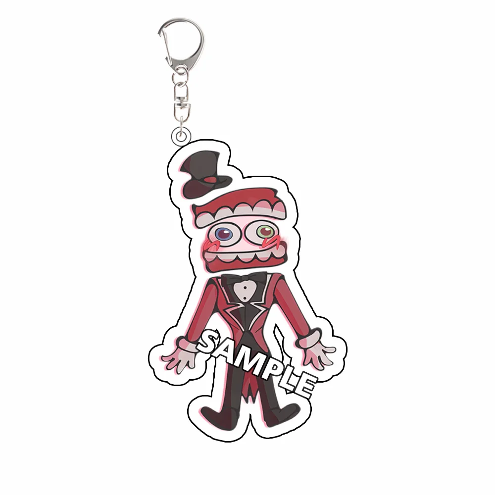 For TADC Caine Bubble Series Anime Peripheral Acrylic KeyChain Custom Cartoon Cute Backpack Pendant Exquisite Festival Gift view 3