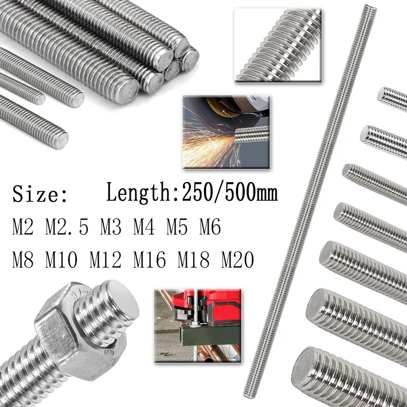 yZ[z304XeX|SlWbh{gM2 M2.5 M3 M4-M20 250/500mm S[g@wbhX{glWX^bhbhlW