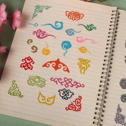DUOFEN METAL CUTTING DIES Chinese traditional ornament decorative elements collection stencil DIY Scrapbook Paper Album 2025 new