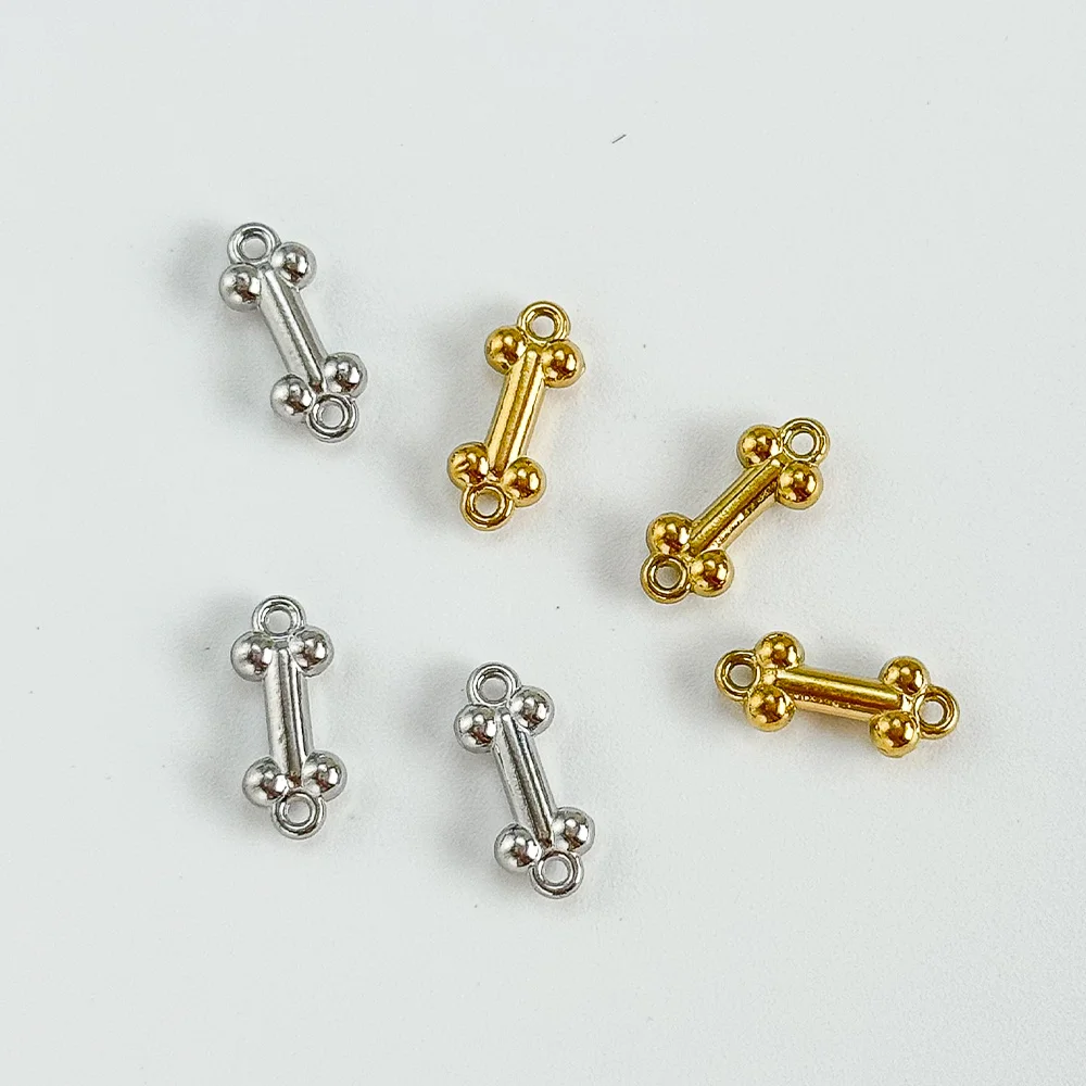 

Cordial Design 5*13MM 100Pcs Hand Made/Stainless Steel Chain/Bone Shape/Jewelry Accessories/DIY Bracelet Chain Connector #195296