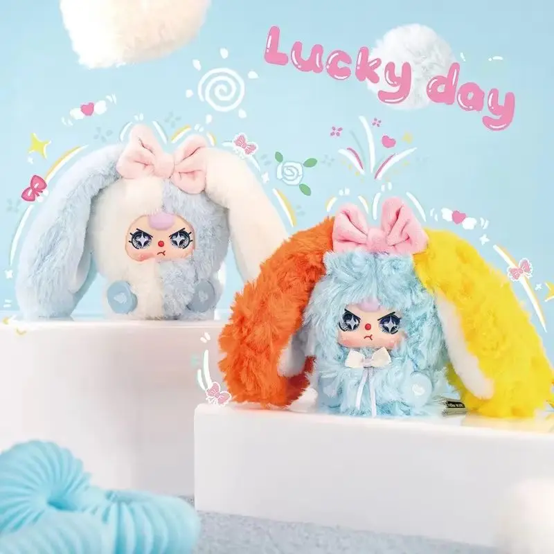 

Authentic Baby Three Alice Rabbit Town Series Blind Box Mystery Box Luckydeernai Lovely Vinyl Plush Pendant Doll Trendy Gift