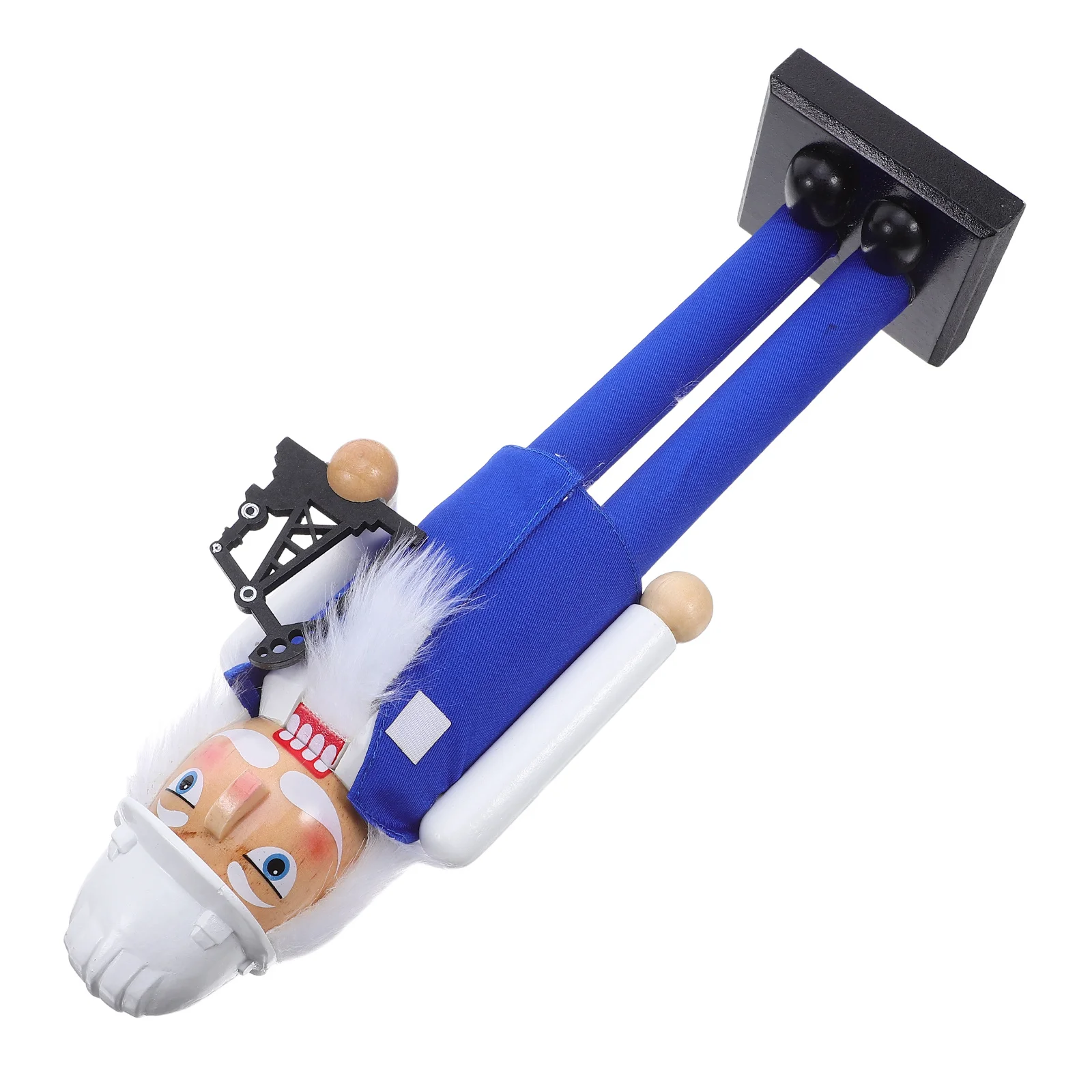 

14.15 Inch Wooden Engineer Nutcracker Hand Painted Christmas Decoration Desktop Ornament Holiday Mantel Display Traditional