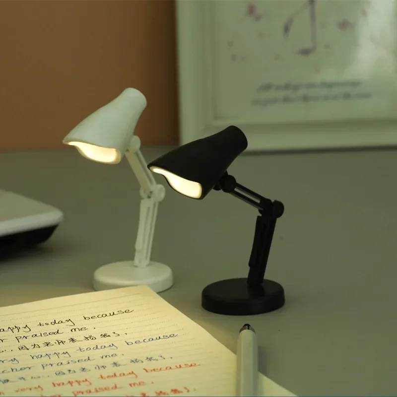 LED Table Lamp Mini Fold-able Night Reading Book Lamps - Home Room Computer Laptop Desk Night Lights Eye Protection