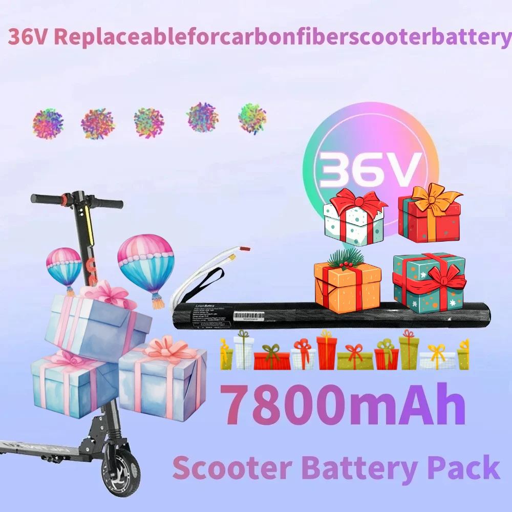 

High-capacity high output 36V 7800mAh battery for Carbon Fiber Scooter 10s3p battery pack