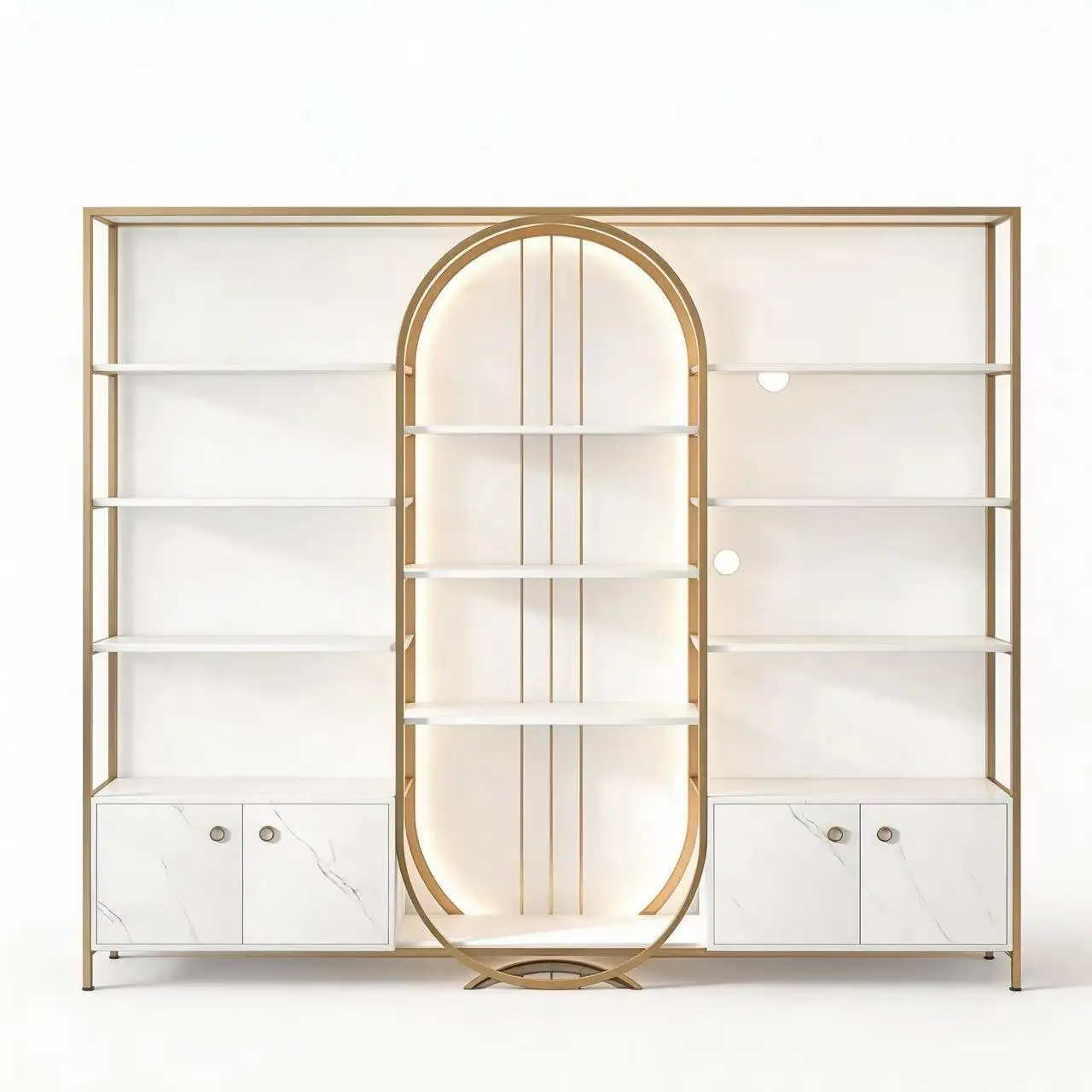 

mk-Cosmetic Display Cabinets with LED Lights Are Suitable for Use in Beauty Salons As Storage Display Cabinets*
