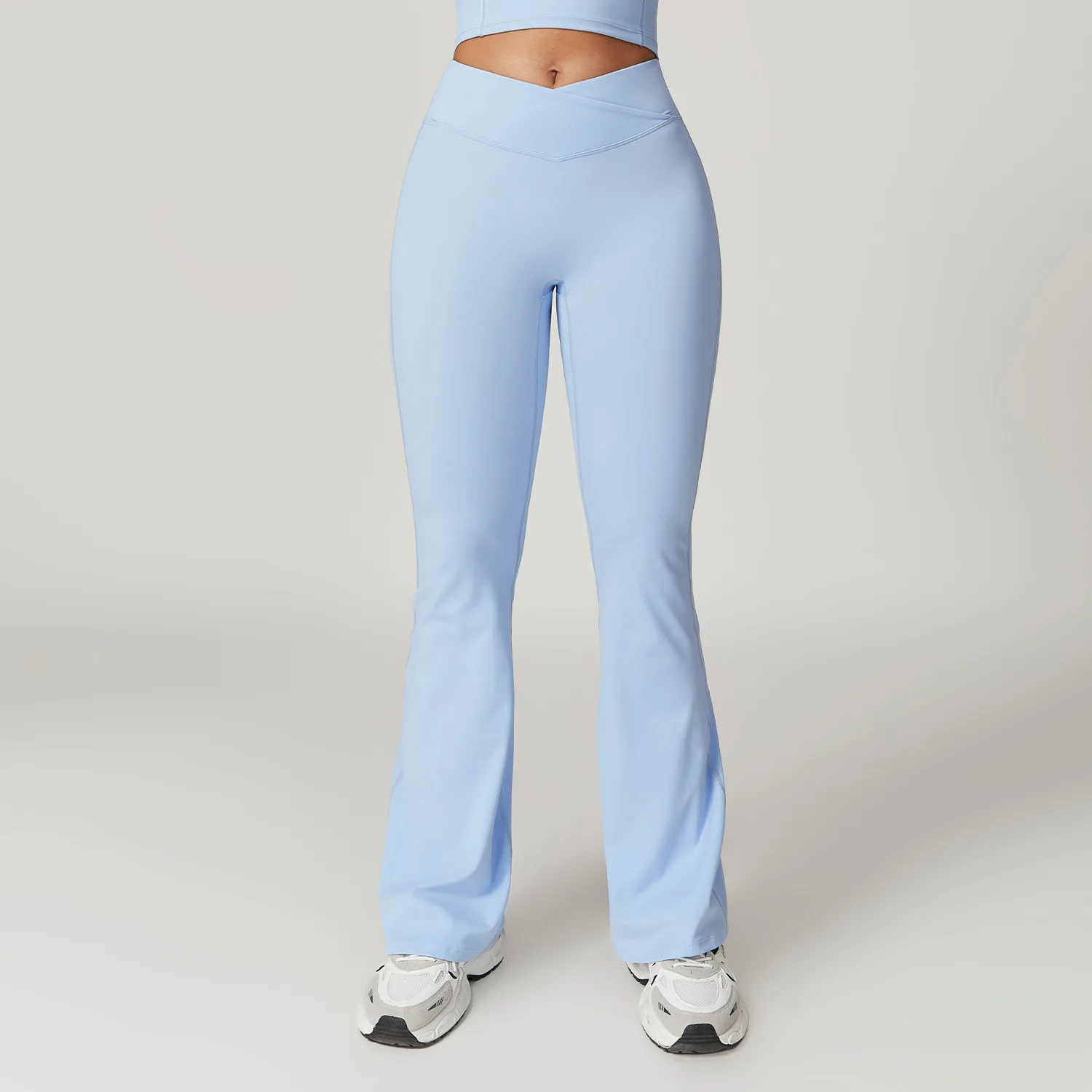 MODITIN Pantaloni da yoga da donna Gamba svasata Abbigliamento grazioso Leggings push up senza cuciture ad asciugatura rapida Comodo abbigliamento da palestra casual Colori graziosi