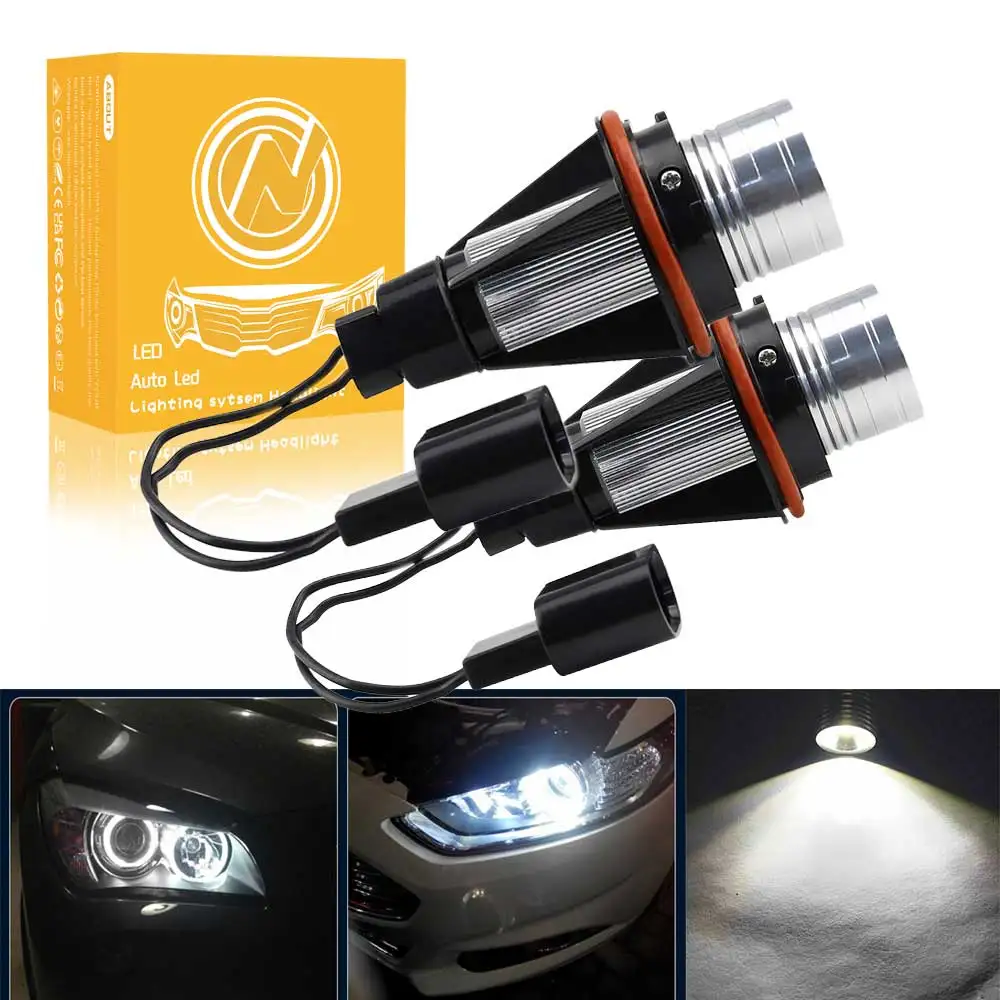 

For BMW 1 5 7 series E87 E39 E60 E61 E63 E64 E65 E66 E83 E53 Angel Eyes Halo Rings Bulbs Headlights Lamps 2pcs