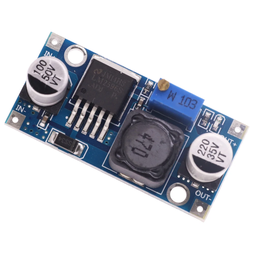 LM2596S-ADJ 3-40V DC-DC Adjustable Step-Down Voltage Regulator Power Supply Module Board 3A Buck Converter LM2596S LM2596