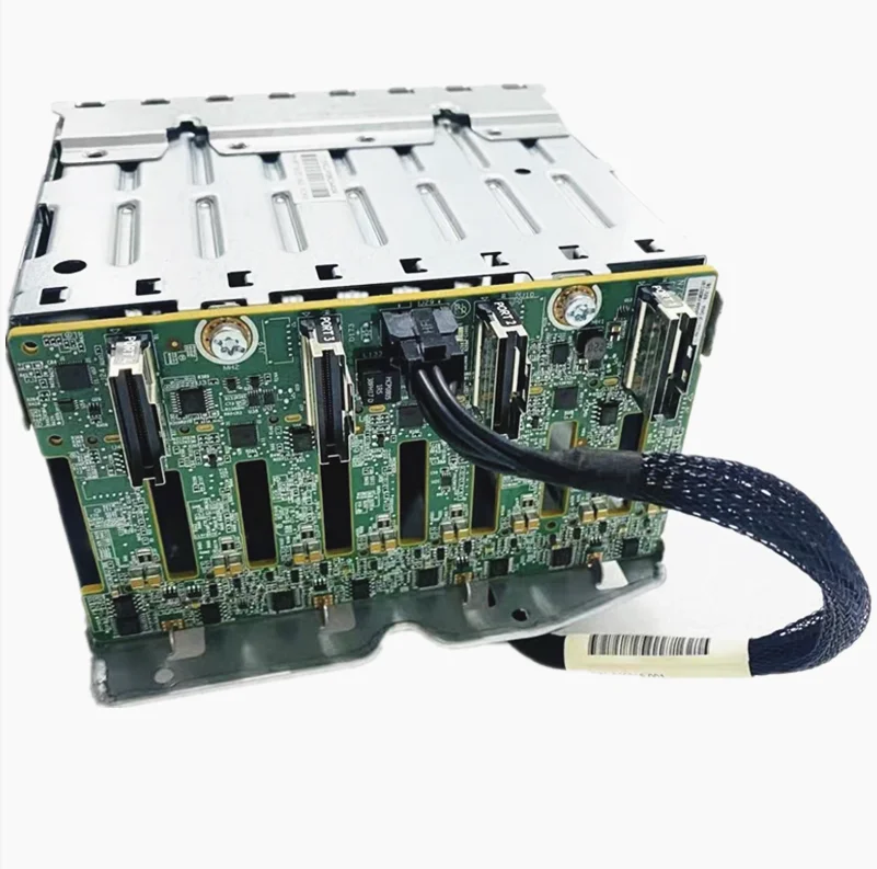 872971-001 867116-001 FOR HPE DL38X G10 8SFF NVME Backplane w/Cage and Power Cable