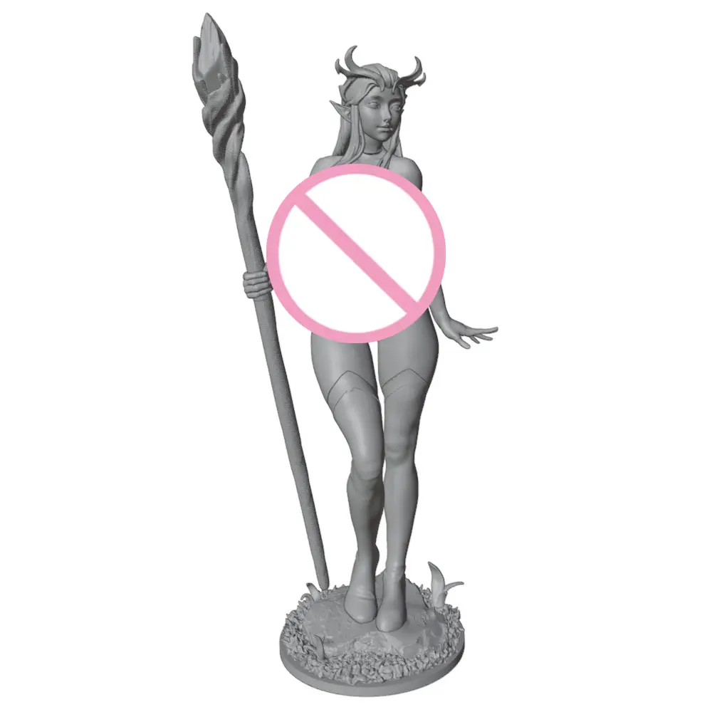 75mm100mm120mm150mm Anime Character Statue GK Miniature 3D Printed Gray Model Figurine DIY Doll Model Unassembled And Unpainted