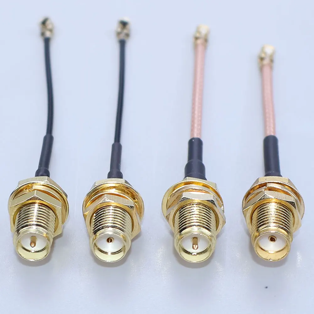 SMA zu IPX-1 WLAN-Antennen-Verlängerungskabel RG178 RF 1.13 Kabel IPX zu RP-SMA Adapterleitung Modulverbindung Pigtail-Jumper – Detail 2