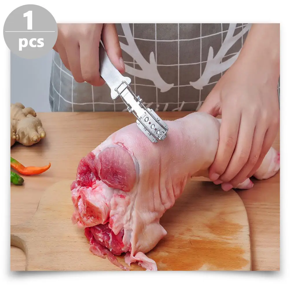 1Pcs Pig Hair Scraper Premium Stainless Steel Animal Hair Shaving Tool for Meat Processing Food Tweezer Bone Plier Kitchen