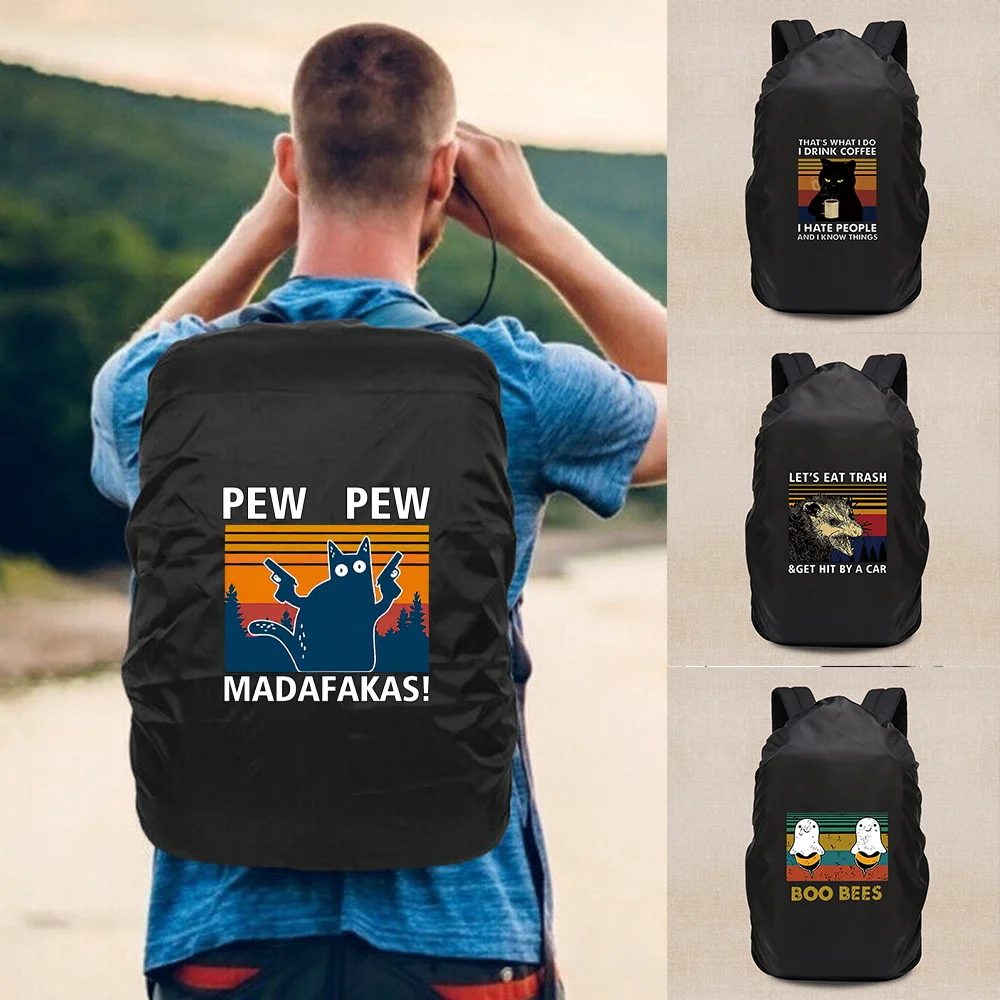 Durable Lightweight Nylon Backpack Dust Cover Simple Travel Accessories Fit for 20L‑70L Backpack for Outdoor Camping Use