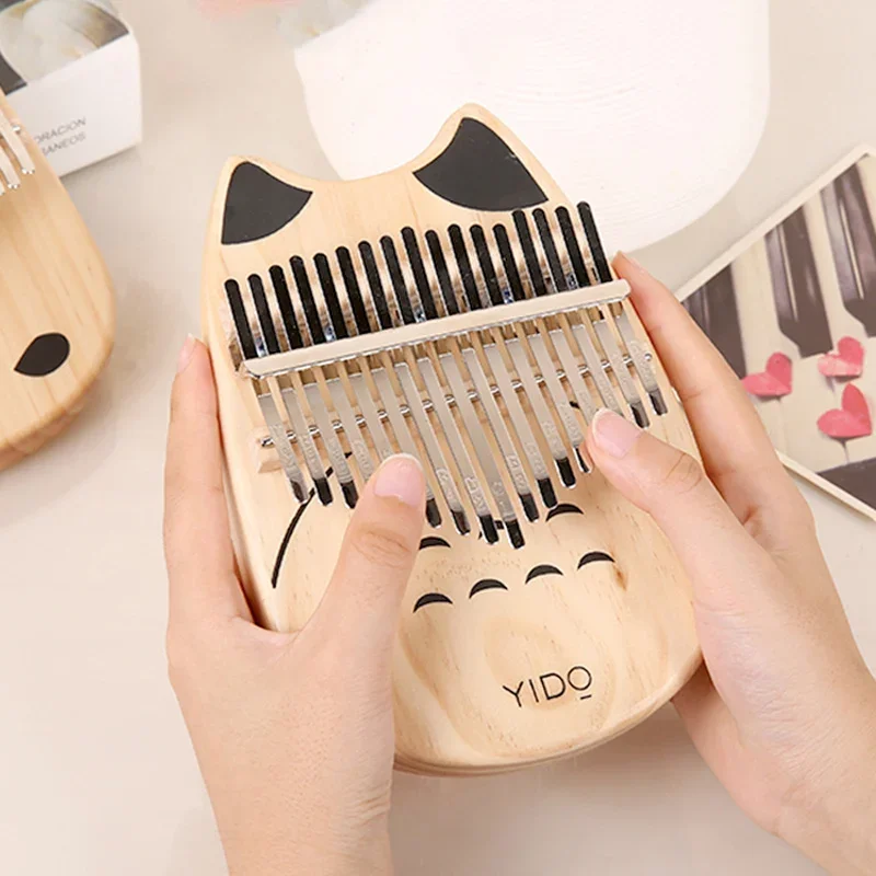 Small Wood Child Finger Piano Kalimba 17 Key Japanese Portable Music Instruments Kalimba 21 Key Calimba Keyboard Instruments