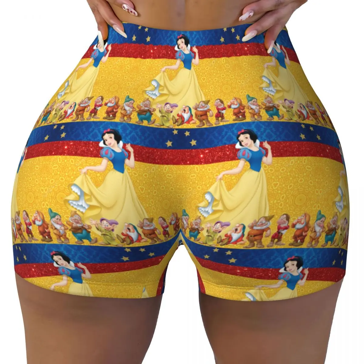 

Изготовленные на заказ шорты для бега, волейбола и семи гномов, спортивные шорты для бега, женские спортивные шорты для йоги