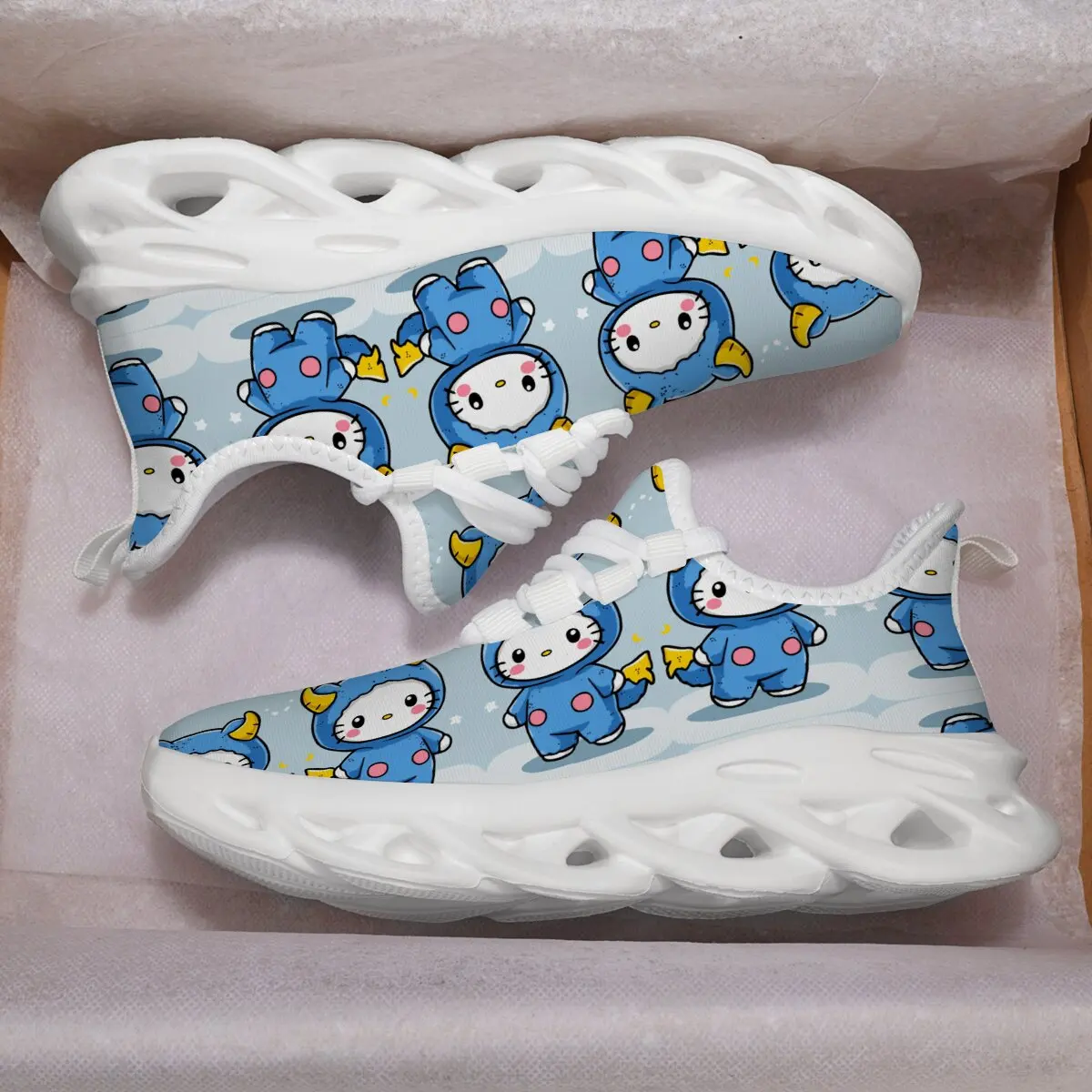 

Sanrio Hello Kitty кроссовки мультфильм Kawaii аниме аксессуары женская обувь для доски весенняя повседневная дорожная повседневная обувь подарки