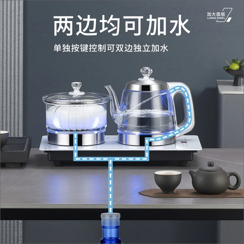 Fully automatic double water electric kettle, pumping marble on both sides