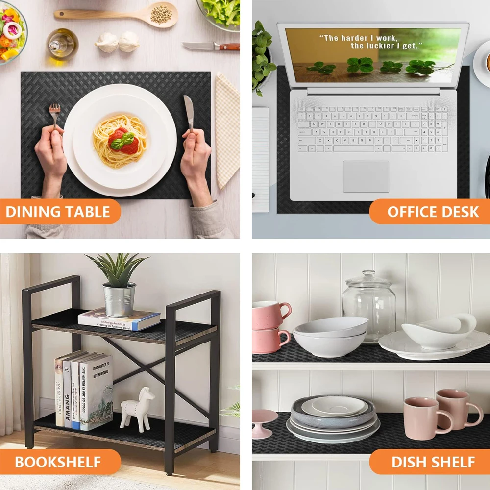 1roll EVA Cabinet Mat Drawer Mat Wardrobe Shoe Cabinet Mat Anti-slip Fridge Mat Oil-resistant Place Mat Table Mat Non-adhesive