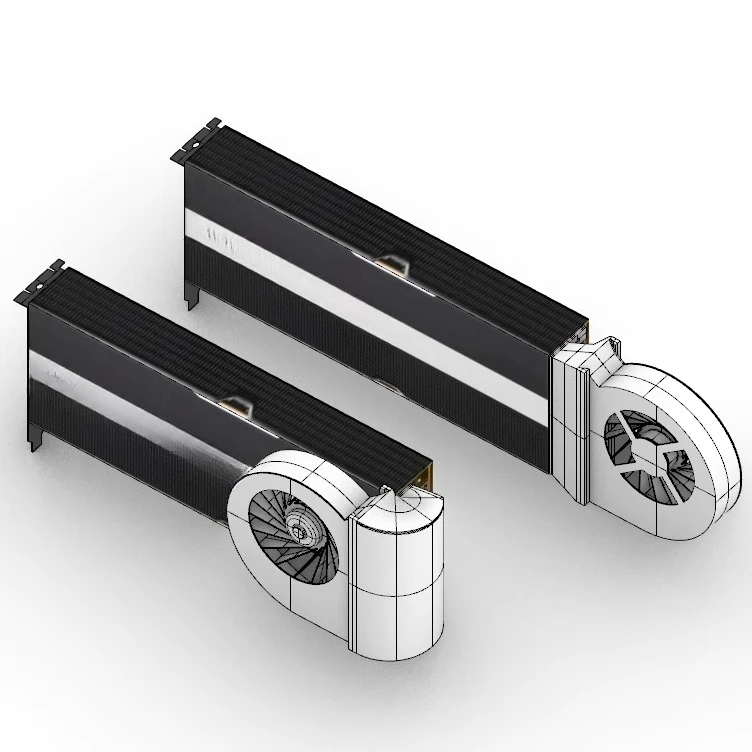 

for AMD 7150X2 computing card external silent turbo fan active cooler