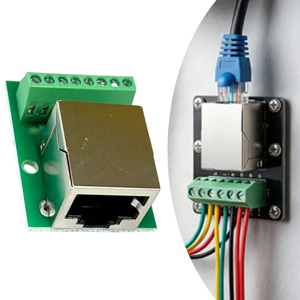 Network Port Adapter Kit 4pcs Made of Metal with For RJ45 Female Interface for Use in Fixed Indoor Network Deployments