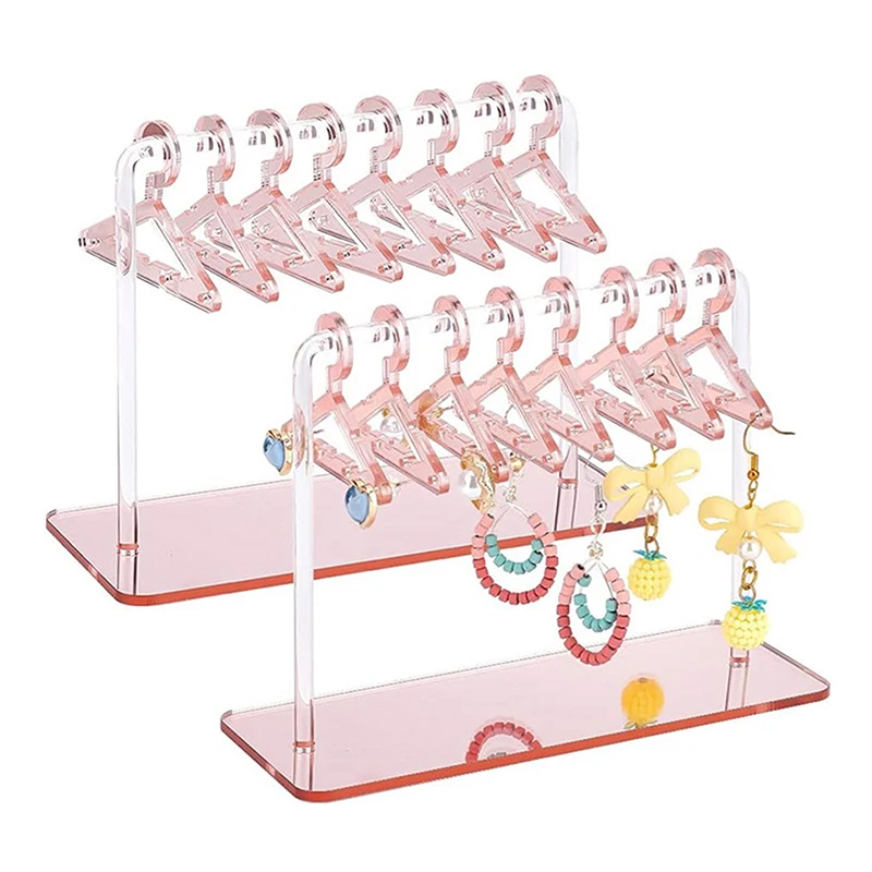 Hangers Shaped Jewelry Holder Personalized Earrings Display Racks Hanging Clothes Stand Storage Jewelry Organizer Holders