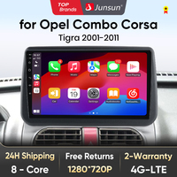 Junsun V1 AI Voice Wireless CarPlay Android Auto Radio for Opel Combo Corsa Tigra 2001-2011 4G Car Multimedia GPS 2din autoradio