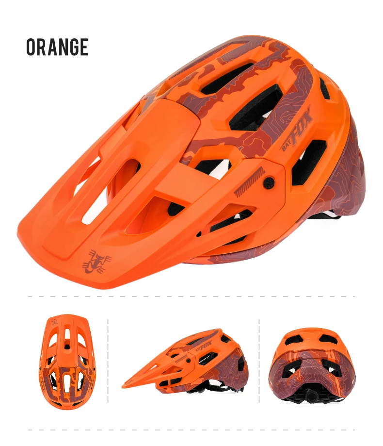 BATFOX Fahrradhelm für Herren und Damen Hochwertiger Integral-geformter Radsport-MTB-Fahrradhelm Straßen- und Mountainbike-Helme Casco Bicicleta – Detail 24