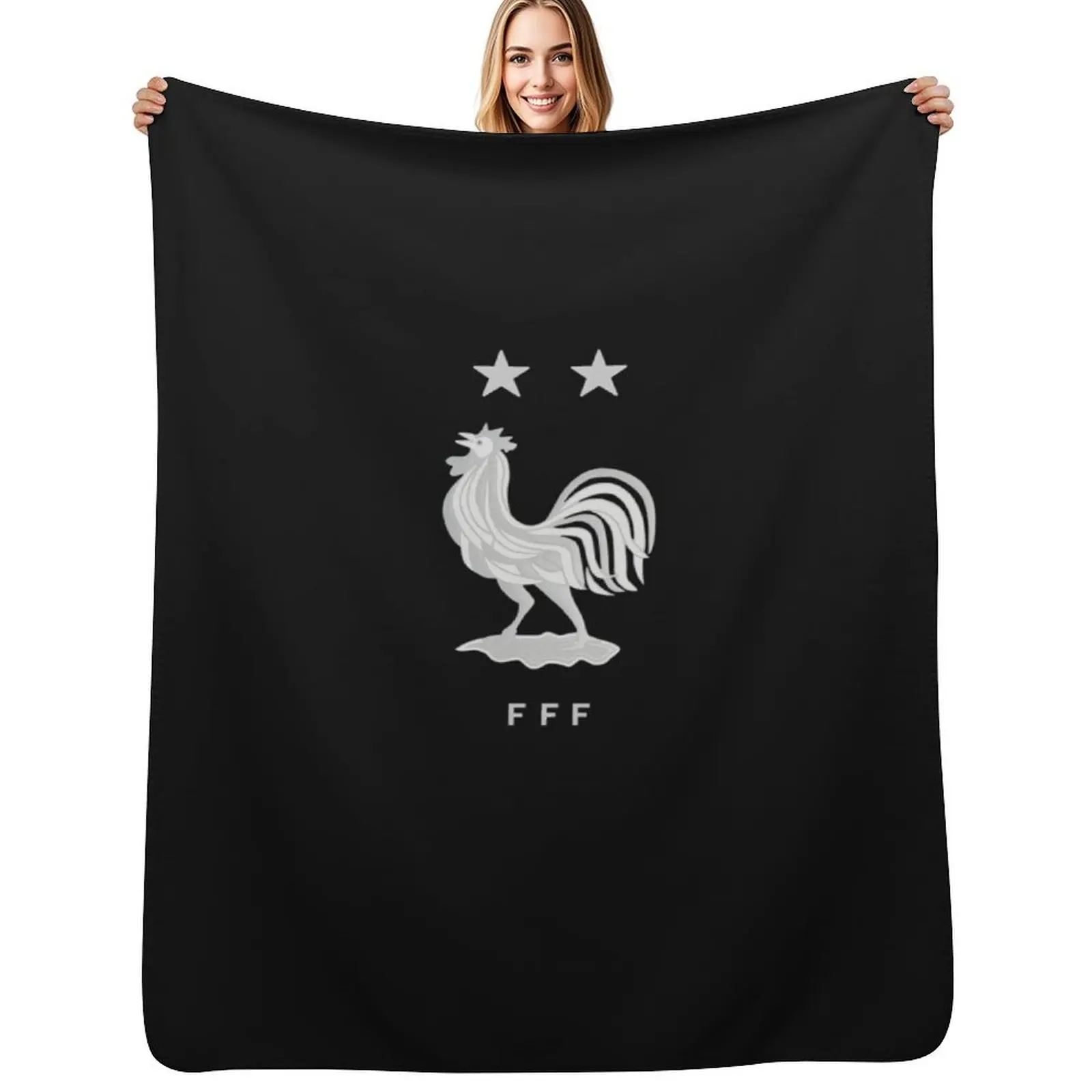 

FFF Two Stars Throw Blanket halloween Soft Plaid Stuffeds Personalized Gift Blankets