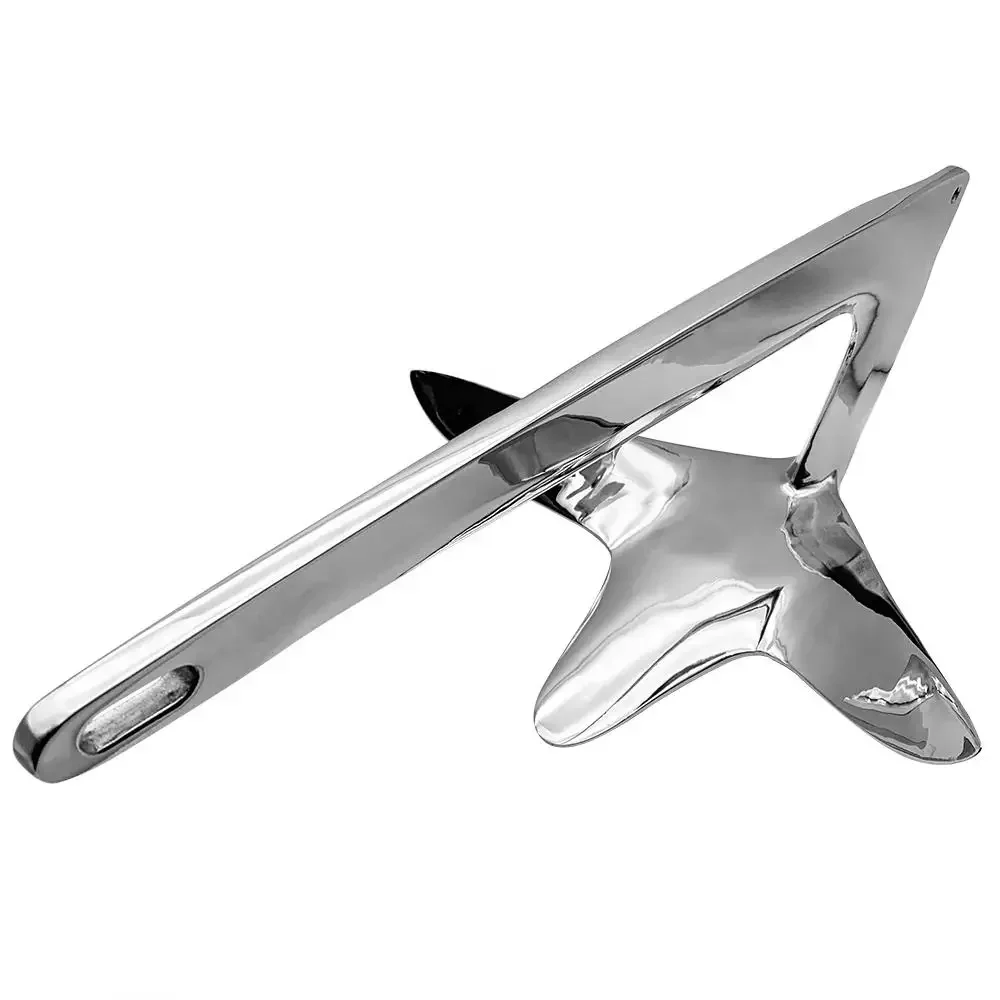 Power AISI 316 Stainless Steel Marine Accessories Bruce Anchor For Boat 7.5/10/15/20/25KG