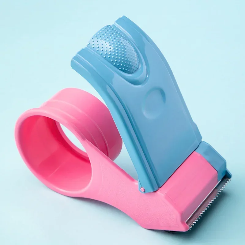 Tape Cutter, Tape Dispenser Roller, Packer Device, Manual Packing Sealing Machine, Parcel Sealing Tape Holder, Macaron Color