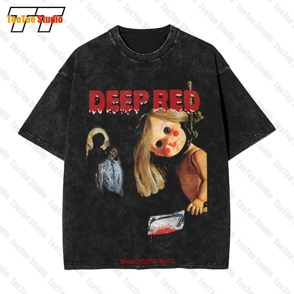 Profondo Rosso Dario Argento Goblin 1975 Horror italiano Vintage camiseta extragrande 1PYK