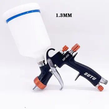 High atomization MP-400 paint gun SUTU spray gun 600CC tank 1.3/1.4/1.7MM nozzle painting gun water-based air spray gun Airbrush